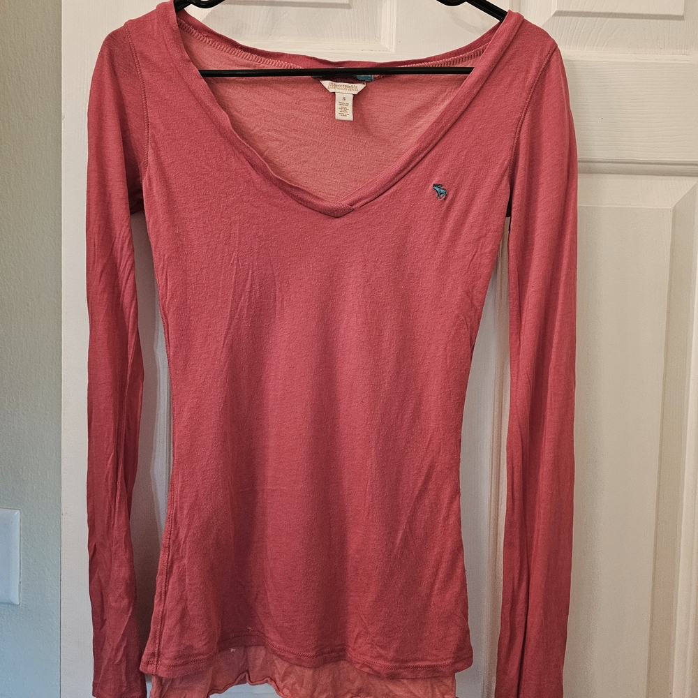 Abercrombie Vintage Y2K Long Sleeve T-shirt, Small